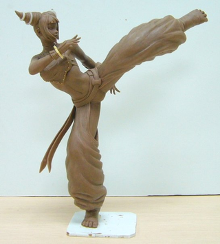 Illustration for article titled Super SFIV's Juri Looks Lovely In Resin
